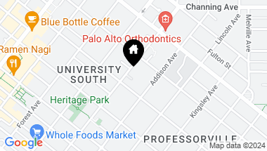 Map of 532 channing AVE 301, PALO ALTO CA, 94301