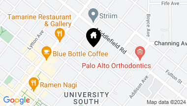 Map of 613 Forest AVE, PALO ALTO CA, 94301
