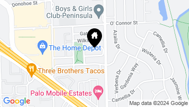 Map of 949 Mouton Circle, East Palo Alto CA, 94303