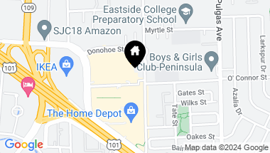 Map of 1765 E Bayshore RD 215, EAST PALO ALTO CA, 94303