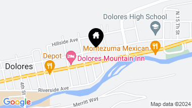 Map of 814 Central Avenue, Dolores CO, 81323