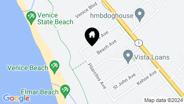 Map of 406 Beach Avenue, Half Moon Bay CA, 94019