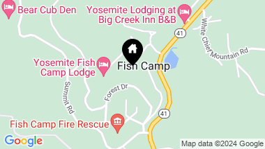 Map of 7743 Black Pine Way, Fish Camp CA, 93623