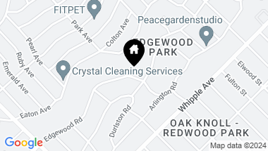 Map of 848 Edgewood RD, REDWOOD CITY CA, 94062