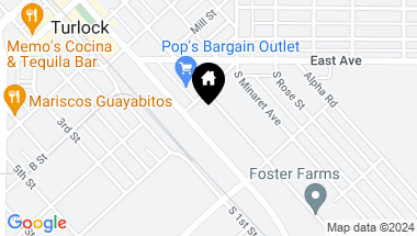 Map of 500 S Center Street, Turlock CA, 95380