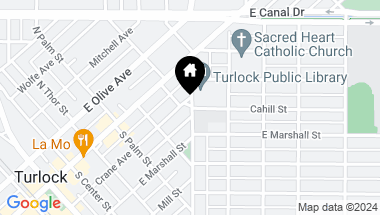Map of 581 N Minaret Avenue, Turlock CA, 95380