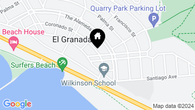 Map of 195 Avenue Cabrillo, EL GRANADA CA, 94018