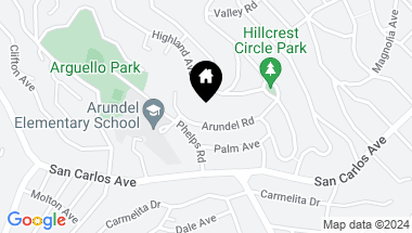 Map of 144 Arundel Road, SAN CARLOS CA, 94070