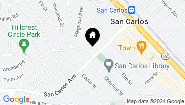 Map of 1432 San Carlos Avenue 3, San Carlos CA, 94070