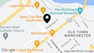 Map of 101 W Commerce Rd, Richmond VA, 23224