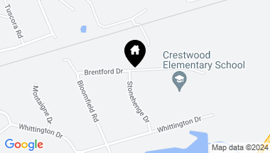 Map of 7741 Brentford Dr, North Chesterfield VA, 23225