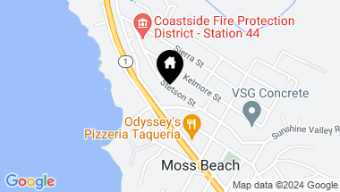 Map of 602 Stetson ST, MOSS BEACH CA, 94038