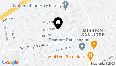 Map of 43244 Coit Ave, Fremont CA, 94539