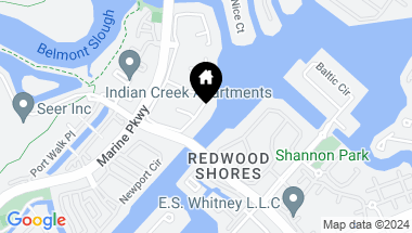 Map of 846 Corriente Point DR, Redwood Shores CA, 94065