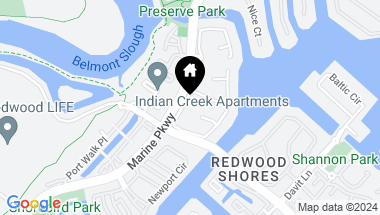 Map of 810 Corriente Point DR, Redwood Shores CA, 94065