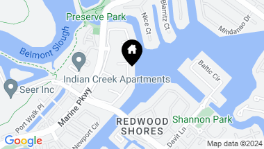 Map of 858 Corriente Point DR, Redwood Shores CA, 94065