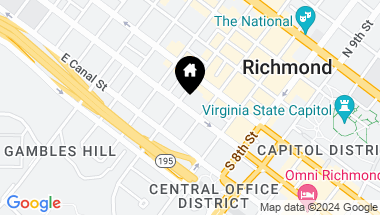 Map of 508 E Cary St, Richmond VA, 23219