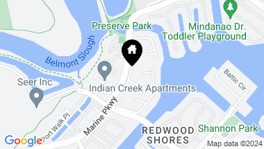 Map of 820 Corriente Point DR, Redwood Shores CA, 94065