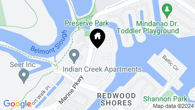 Map of 824 Corriente Point DR, Redwood Shores CA, 94065