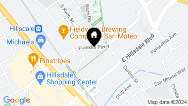 Map of 3103 Mena Drive, San Mateo CA, 94403
