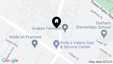 Map of 3695 Stevenson Blvd # A345, Fremont CA, 94538