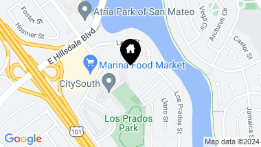 Map of 3050 Los Prados Street # 6, San Mateo CA, 94403
