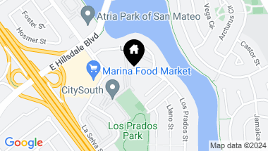 Map of 3050 Los Prados Street 6, San Mateo CA, 94403