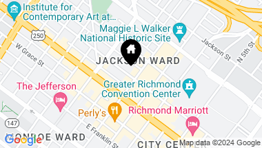Map of 16 E Marshall St, Richmond VA, 23219