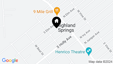 Map of 13 S Fern Ave, Highland Springs VA, 23075
