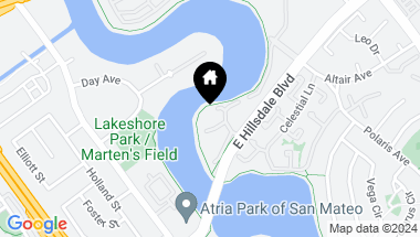 Map of 720 Promontory Point Lane # 2305, Foster City CA, 94404
