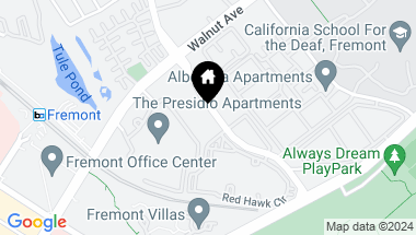 Map of 39199 Guardino Dr # 374, Fremont CA, 94538