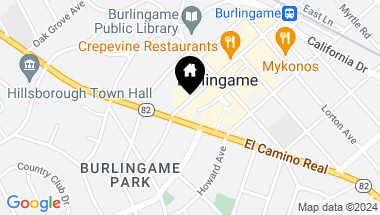 Map of 1461-1465 AVE, BURLINGAME CA, 94010