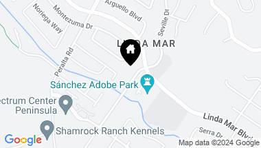 Map of 1336 Adobe DR, PACIFICA CA, 94044