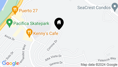 Map of 674 Corona DR, PACIFICA CA, 94044