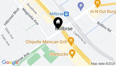 Map of 51 Millbrae Avenue, Millbrae CA, 94030