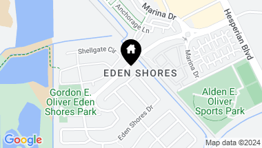 Map of 29197 Eden Shores Dr, Hayward CA, 94545