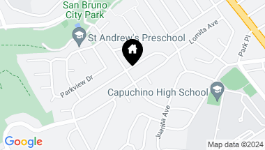 Map of 407 Santa Florita Avenue, Millbrae CA, 94030