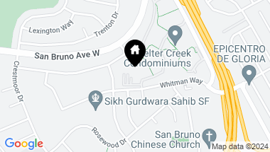 Map of 7223 Shelter Creek Lane 7223, San Bruno CA, 94066