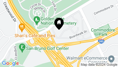 Map of 411 Piccadilly PL 2, SAN BRUNO CA, 94066
