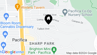 Map of 451 Talbot AVE, PACIFICA CA, 94044