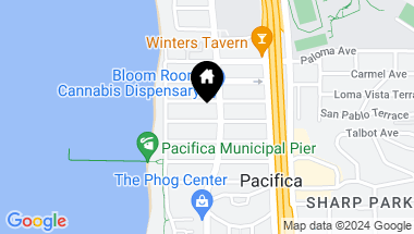 Map of 89 Salada Avenue, Pacifica CA, 94044