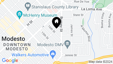Map of 530 16th Street, Modesto CA, 95354