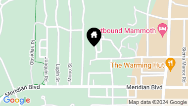 Map of 380 Chaparral Rd, Mammoth Lakes CA, 93546