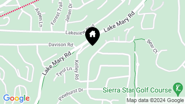 Map of 1537 Majestic Pines Drive, Mammoth Lakes CA, 93546