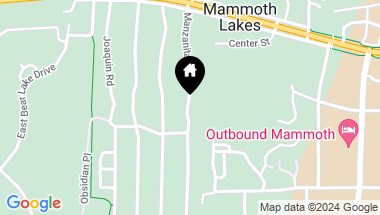 Map of 229 Manzanita Road, Mammoth Lakes CA, 93546
