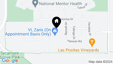 Map of 3081 Lusitana Dr, Livermore CA, 94550