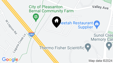 Map of 6059 Sterling Greens Cir, Pleasanton CA, 94566