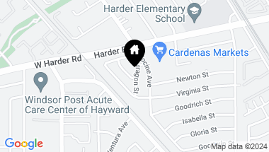 Map of 26027 Tarragon Street, Hayward CA, 94544