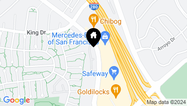 Map of 2200 Gellert Boulevard # 6306, South San Francisco CA, 94080