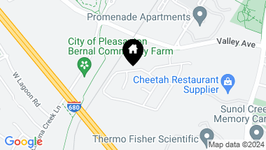 Map of 5939 Sterling Greens Circle, Pleasanton CA, 94566